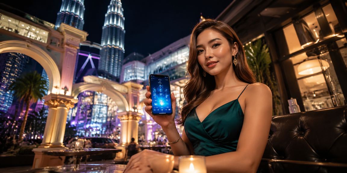 Pemain dari Kuala Lumpur mengakses kasino mudah alih 427 di telefon